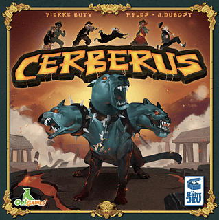 Portada juego de mesa Cerbero