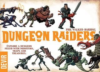 Portada juego de mesa Dungeon Raiders