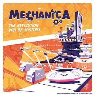 Portada juego de mesa Mechanica