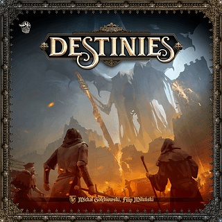 Portada juego de mesa Destinies