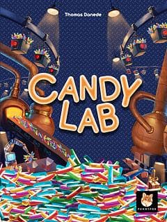 Portada juego de mesa Candy Lab