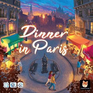 Portada juego de mesa Cena en París