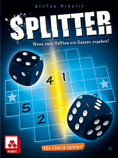 Portada juego de mesa Splitter