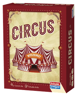 Portada juego de mesa Circus