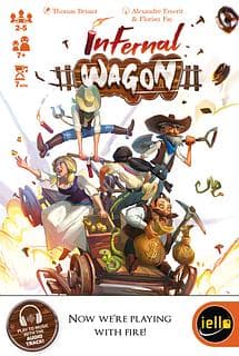 Portada juego de mesa Vagoneta infernal