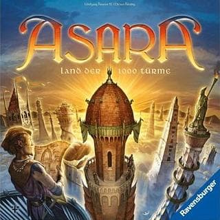Portada juego de mesa Asara