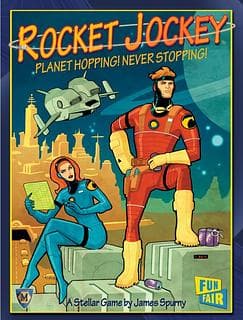 Portada juego de mesa Rocket Jockey