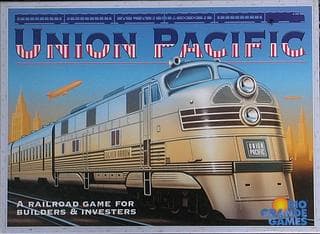 Portada juego de mesa Union Pacific