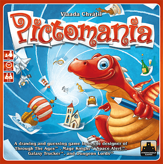 Portada juego de mesa Pictomania