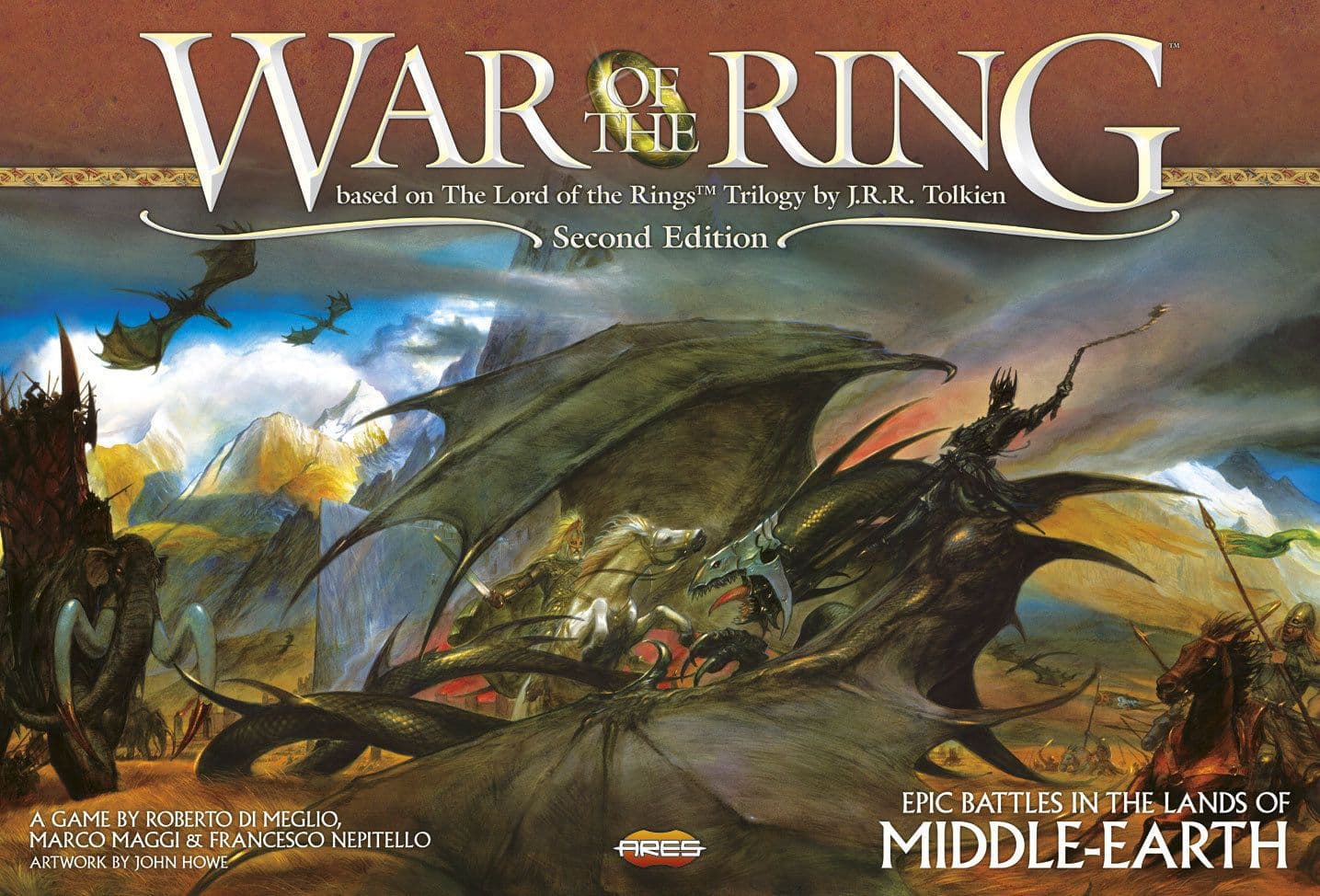 Portada juego de mesa Guerra del Anillo (Segunda Edición)