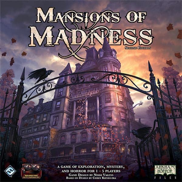 Portada juego de mesa Las Mansiones de la Locura: Segunda Edición