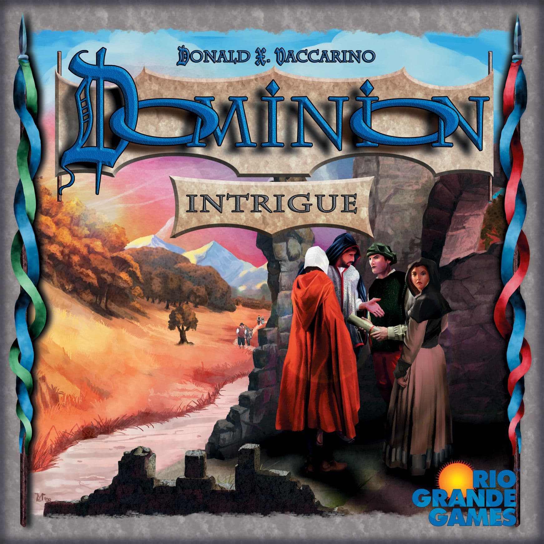 Portada juego de mesa Dominion: Intriga