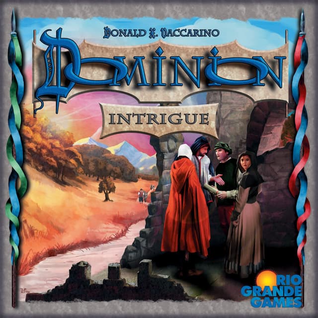 Portada juego de mesa Dominion: Intriga