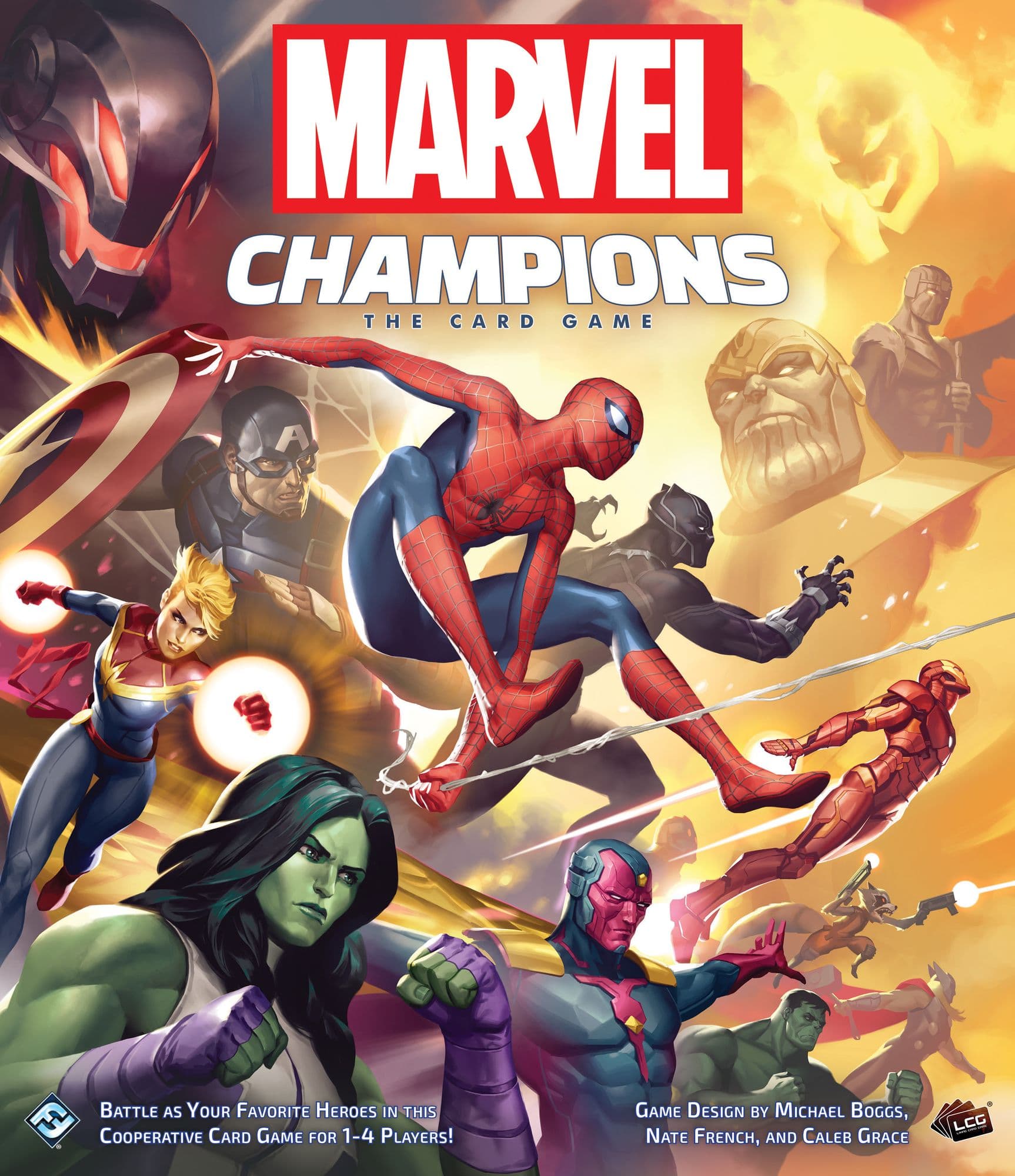 Portada juego de mesa Marvel Champions: El Juego de Cartas