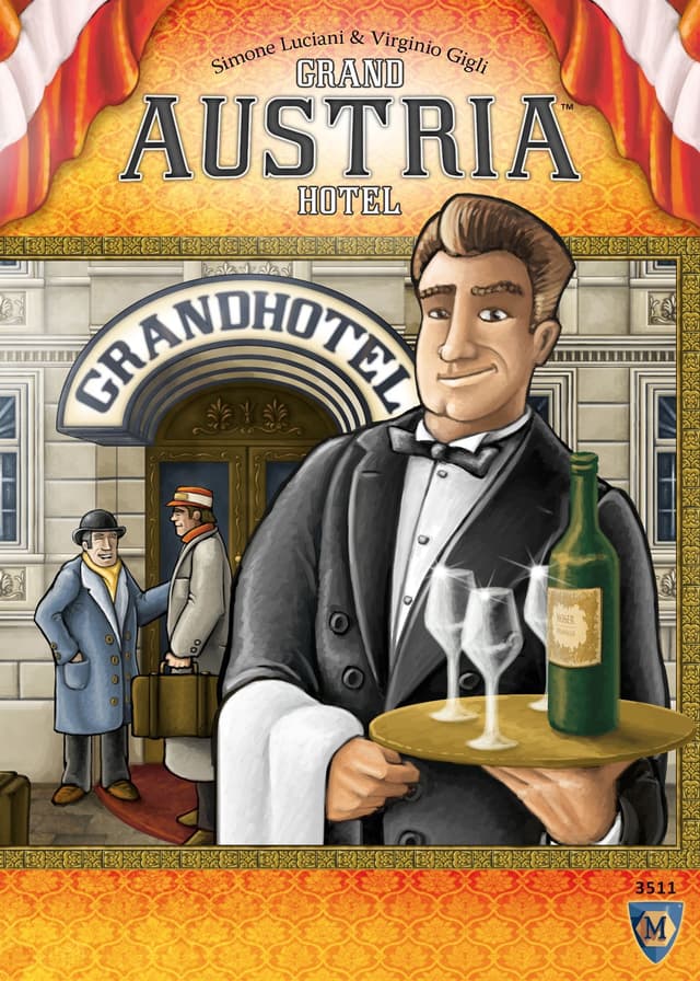 Portada juego de mesa Gran Hotel Austria