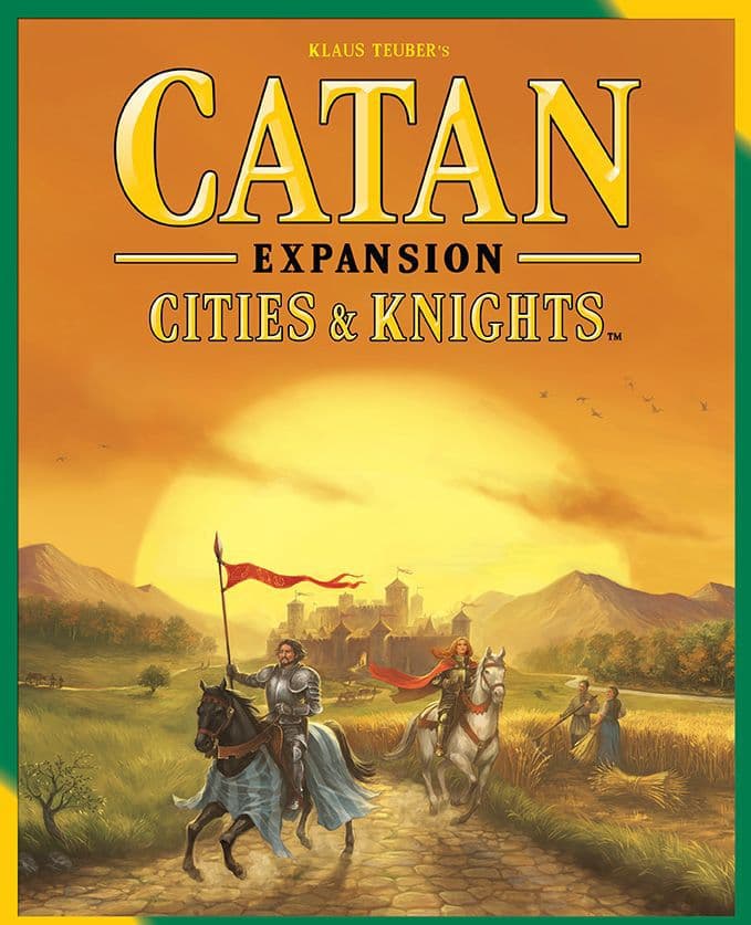 Portada juego de mesa Catan: Ciudades y Caballeros