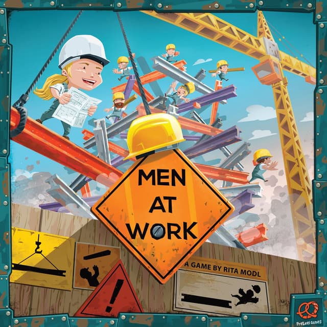 Portada juego de mesa Men at Work