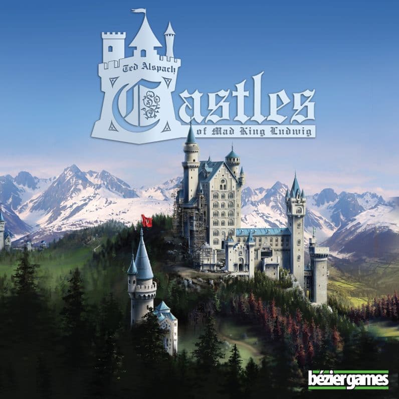 Portada juego de mesa Castles of Mad King Ludwig