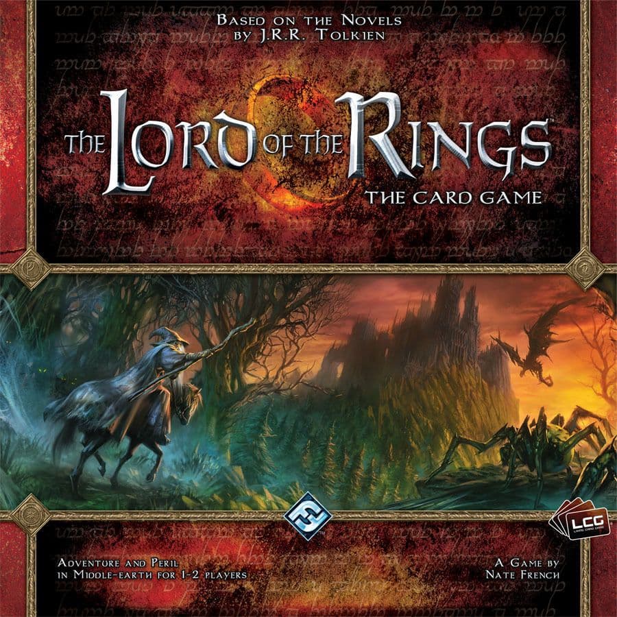 Portada juego de mesa El Señor de los Anillos: El Juego de Cartas