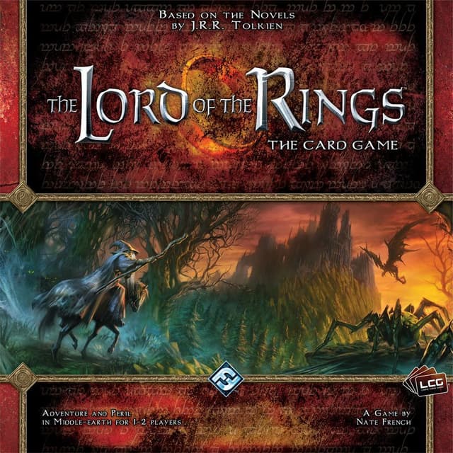 Portada juego de mesa El Señor de los Anillos: El Juego de Cartas