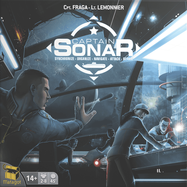 Portada juego de mesa Capitán Sonar