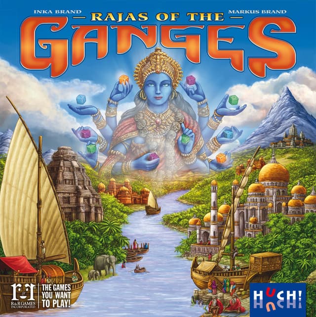 Portada juego de mesa Ganges