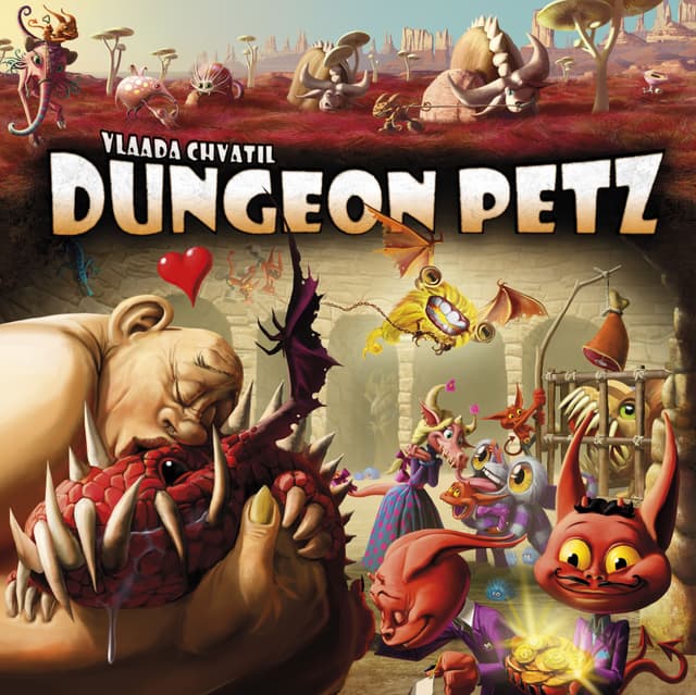 Portada juego de mesa Dungeon Petz