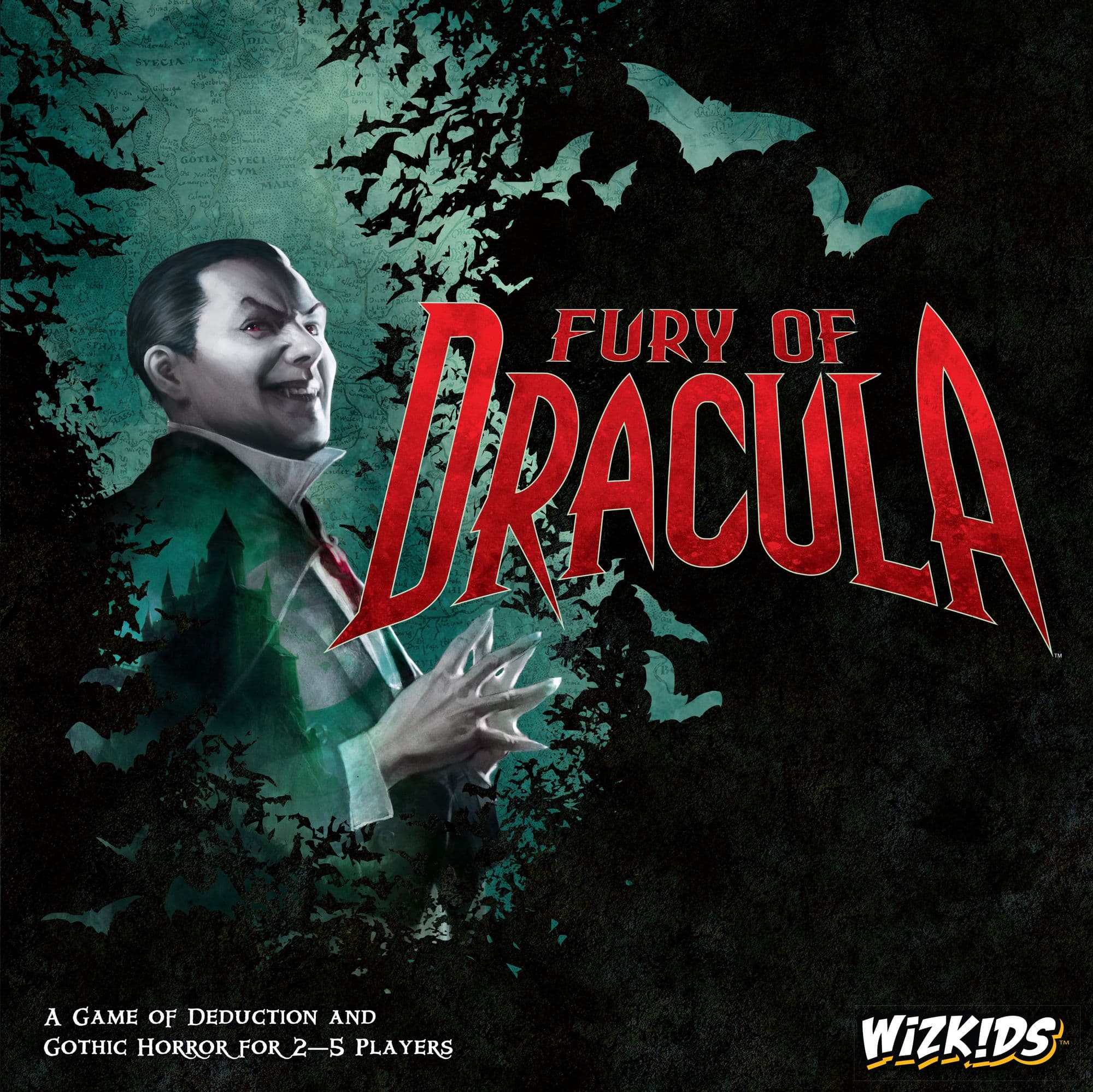 Portada juego de mesa La Furia de Drácula
