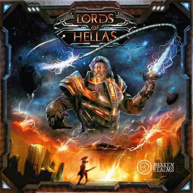 Portada juego de mesa Lords of Hellas