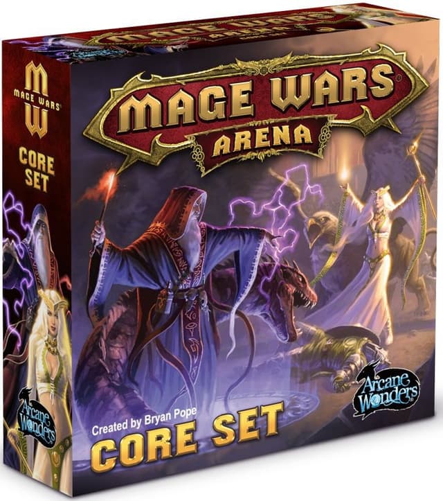 Portada juego de mesa Mage Wars Arena