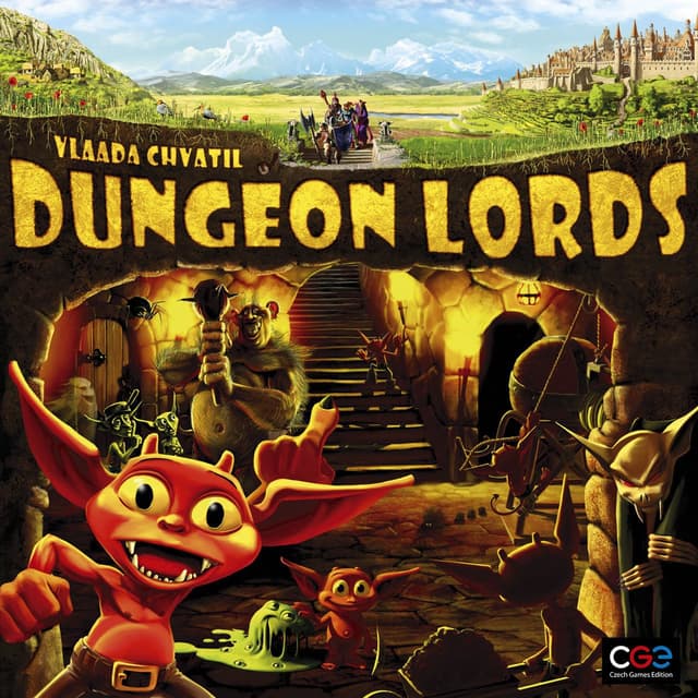 Portada juego de mesa Dungeon Lords