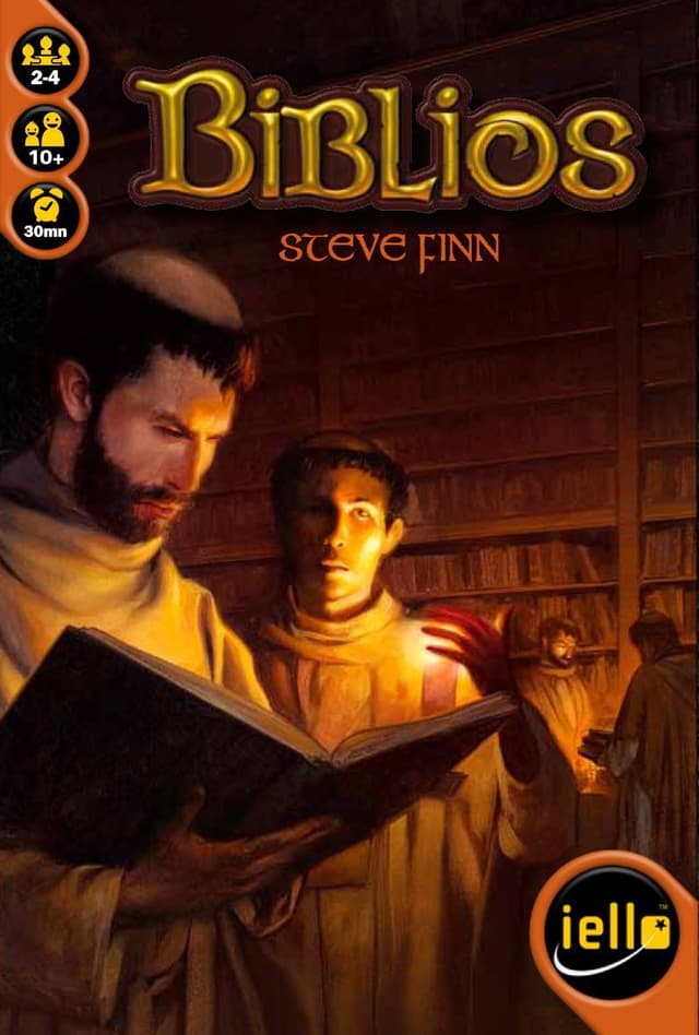Portada juego de mesa Biblios