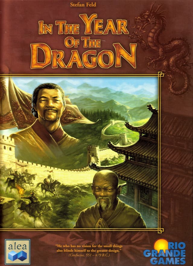 Portada juego de mesa In the Year of the Dragon