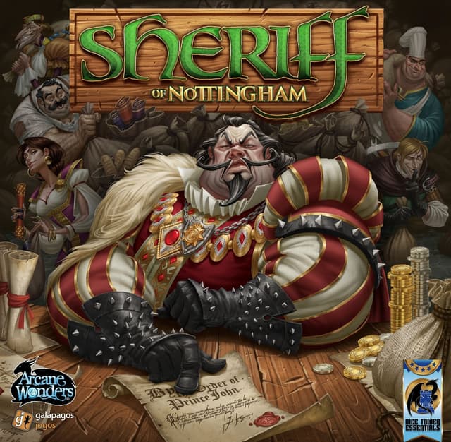 Portada juego de mesa El Sheriff de Nottingham