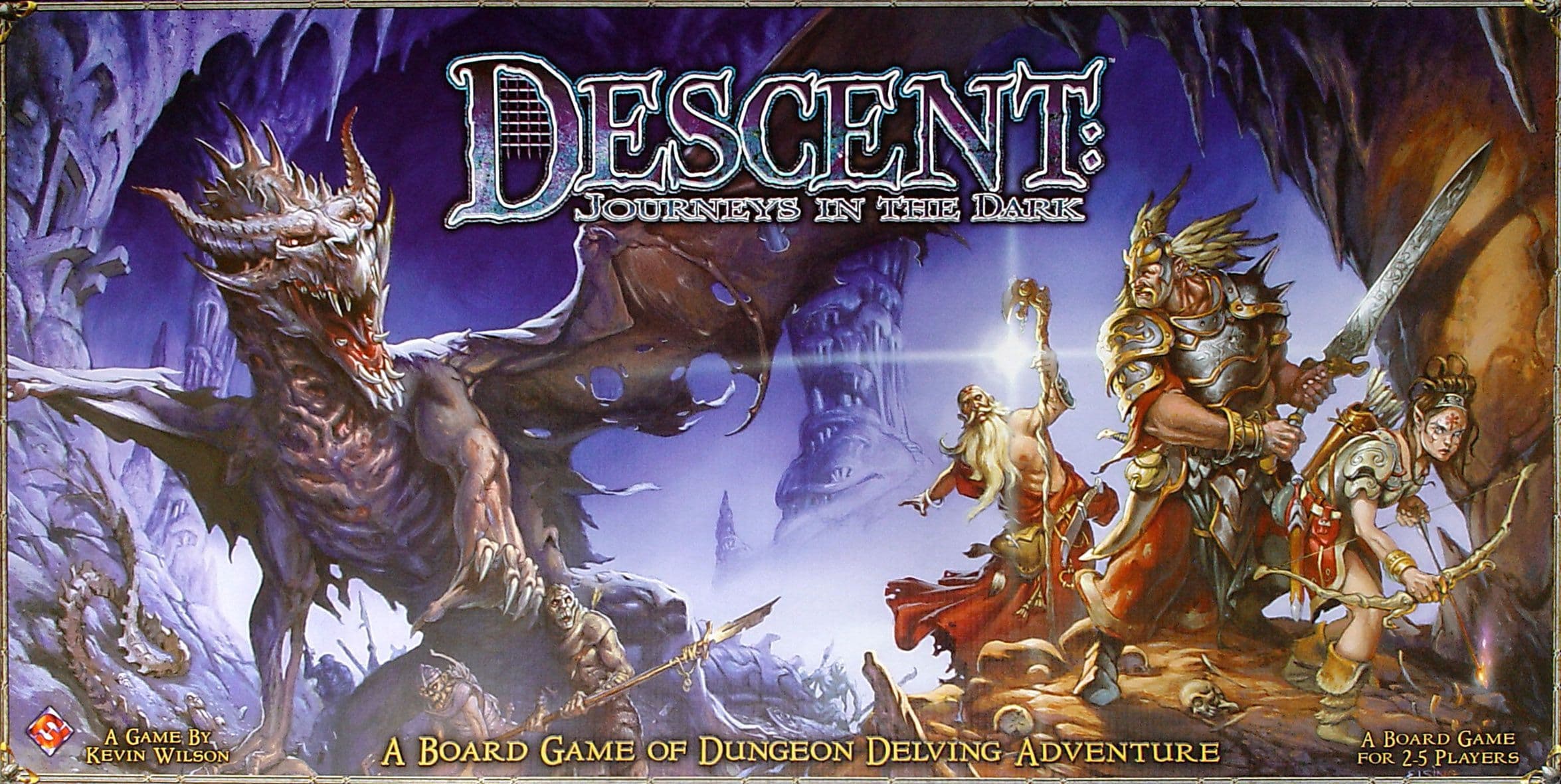 Portada juego de mesa Descent: Viaje a las tinieblas