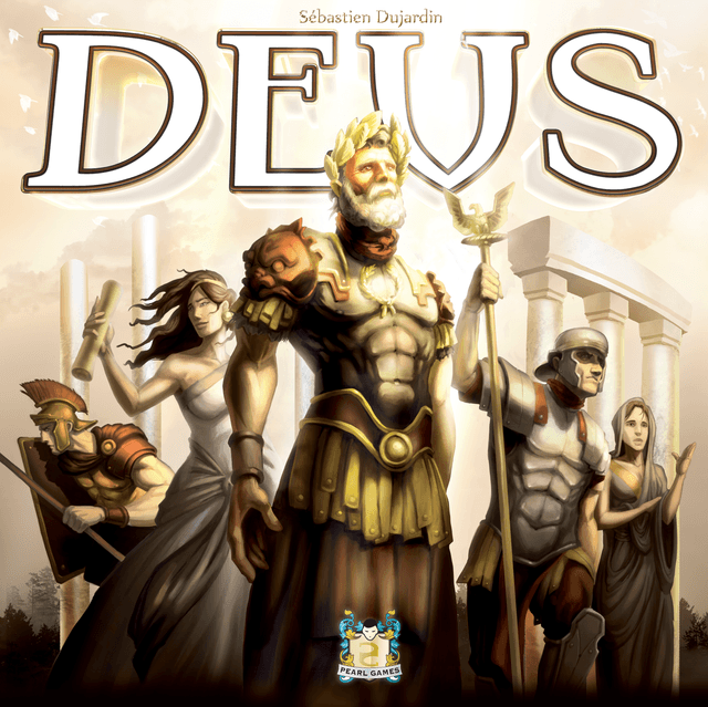 Portada juego de mesa Deus