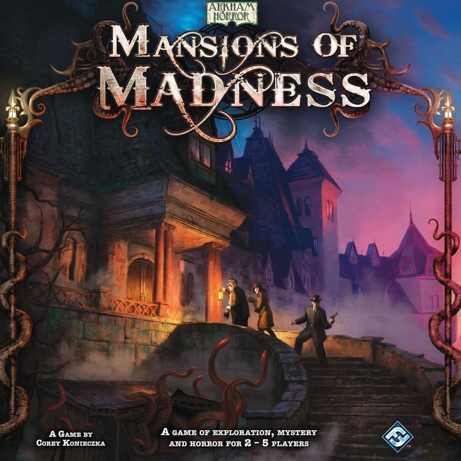 Portada juego de mesa Las Mansiones de la Locura