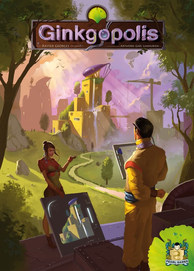 Portada juego de mesa Ginkgopolis