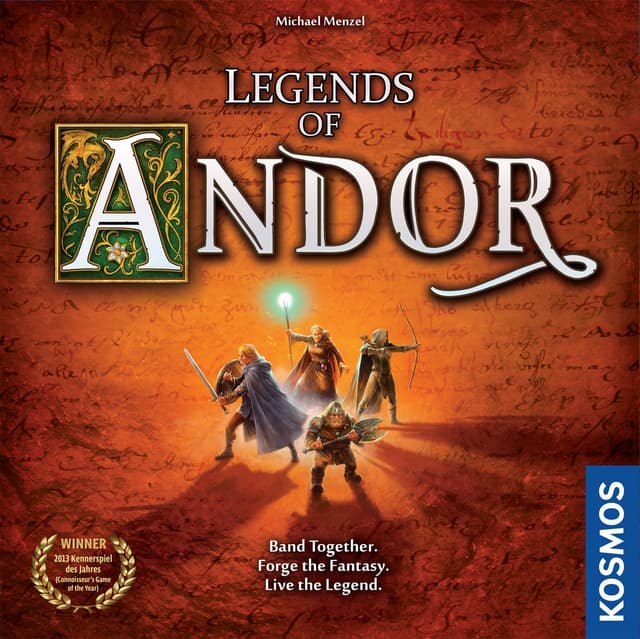 Portada juego de mesa Las Leyendas de Andor