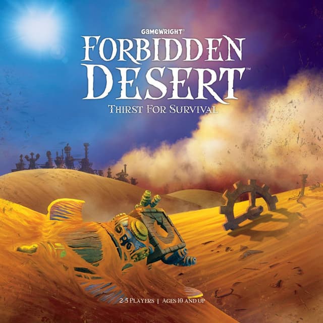 Portada juego de mesa El Desierto Prohibido