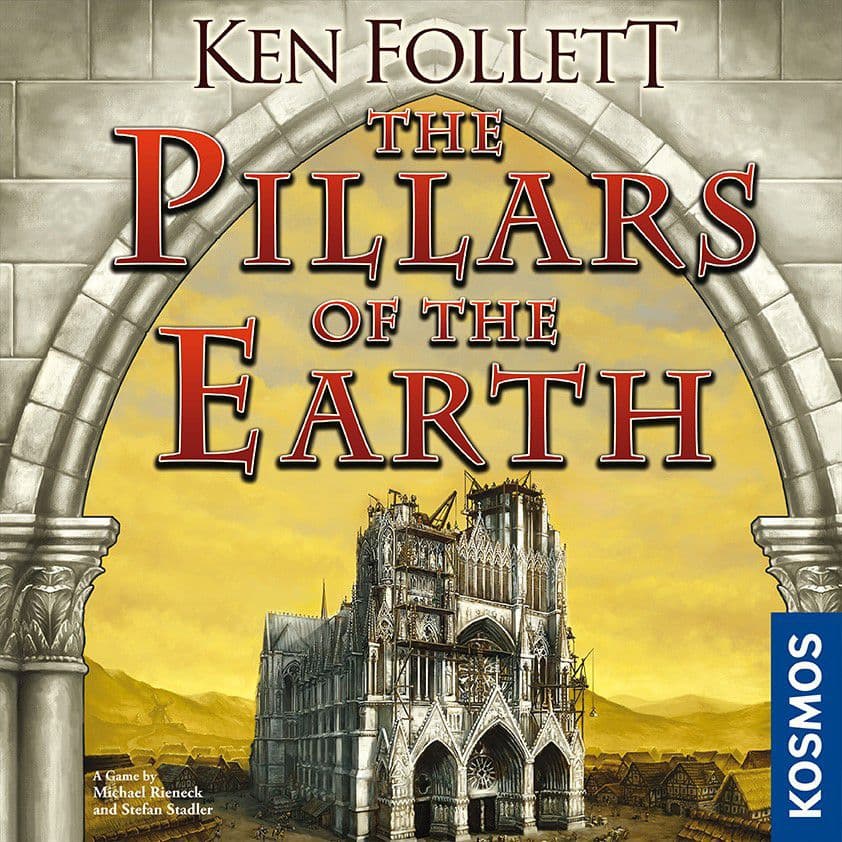 Portada juego de mesa Los Pilares de la Tierra