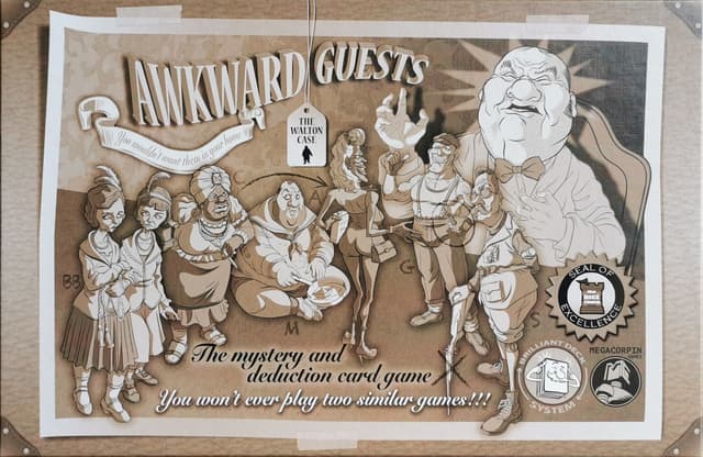 Portada juego de mesa Incómodos Invitados