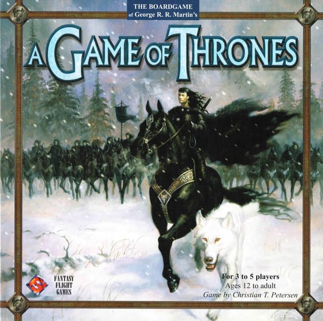 Portada juego de mesa Juego de Tronos