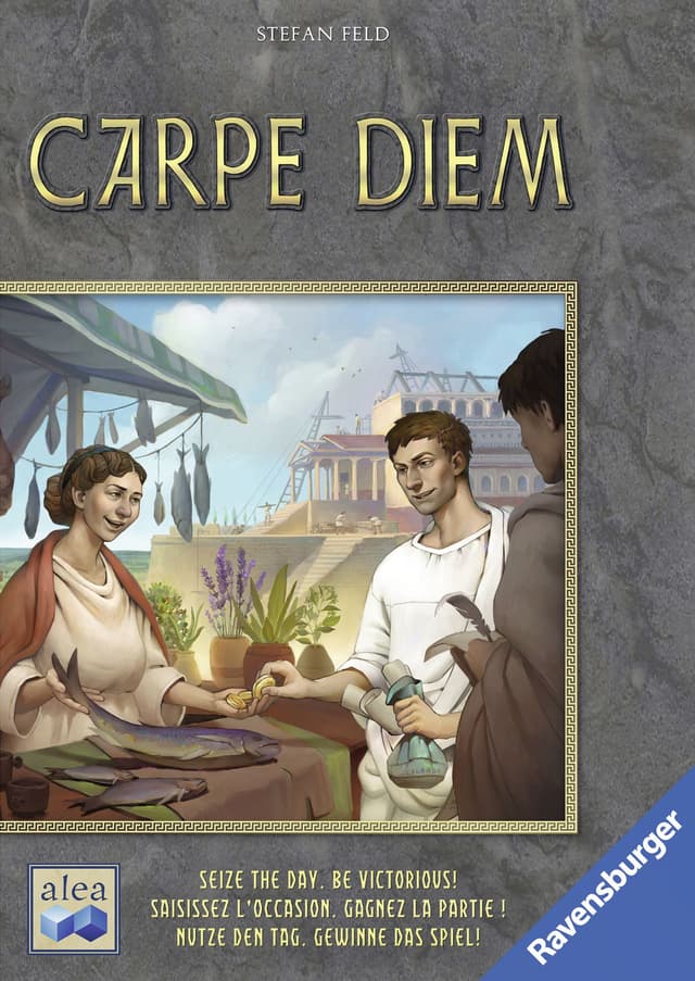 Portada juego de mesa Carpe Diem