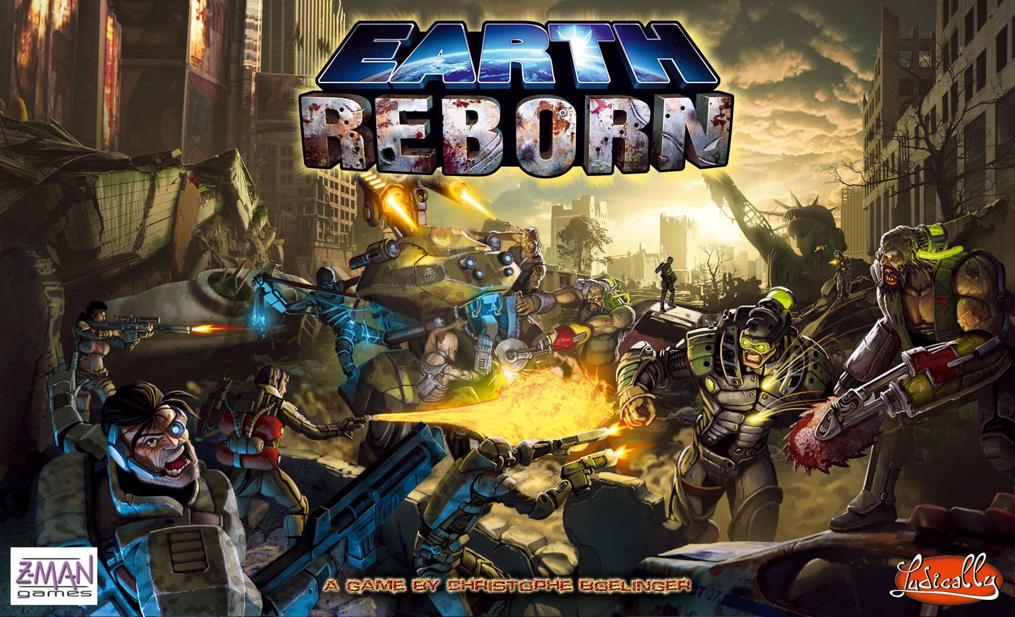 Portada juego de mesa Earth Reborn