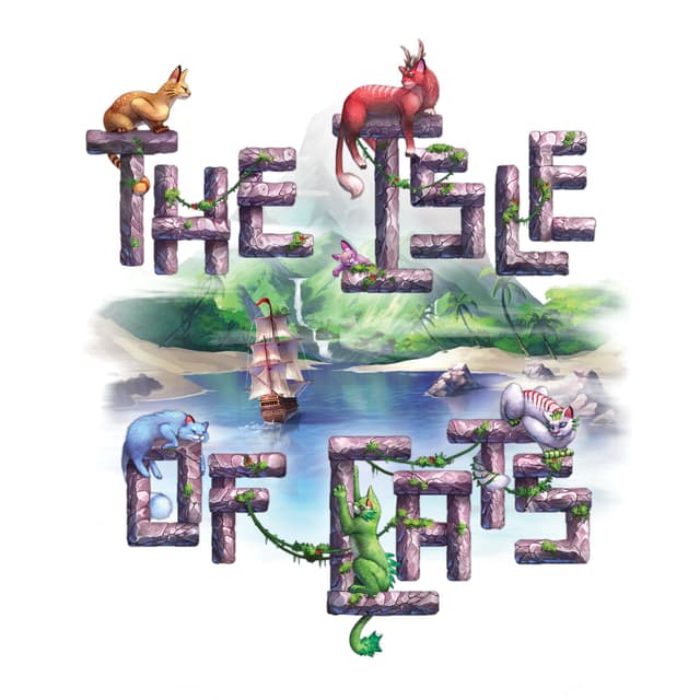 Portada juego de mesa La Isla de los Gatos