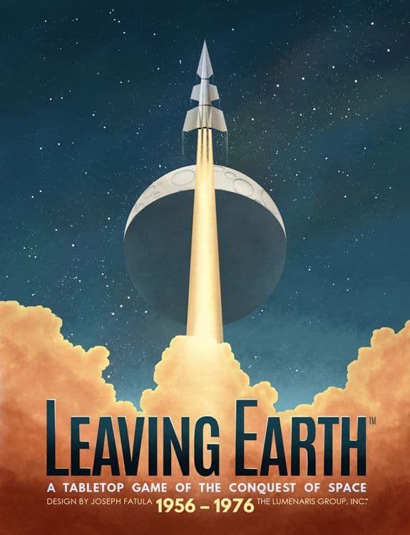 Portada juego de mesa Leaving Earth