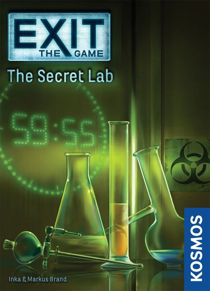 Portada juego de mesa Exit: El Laboratorio Secreto