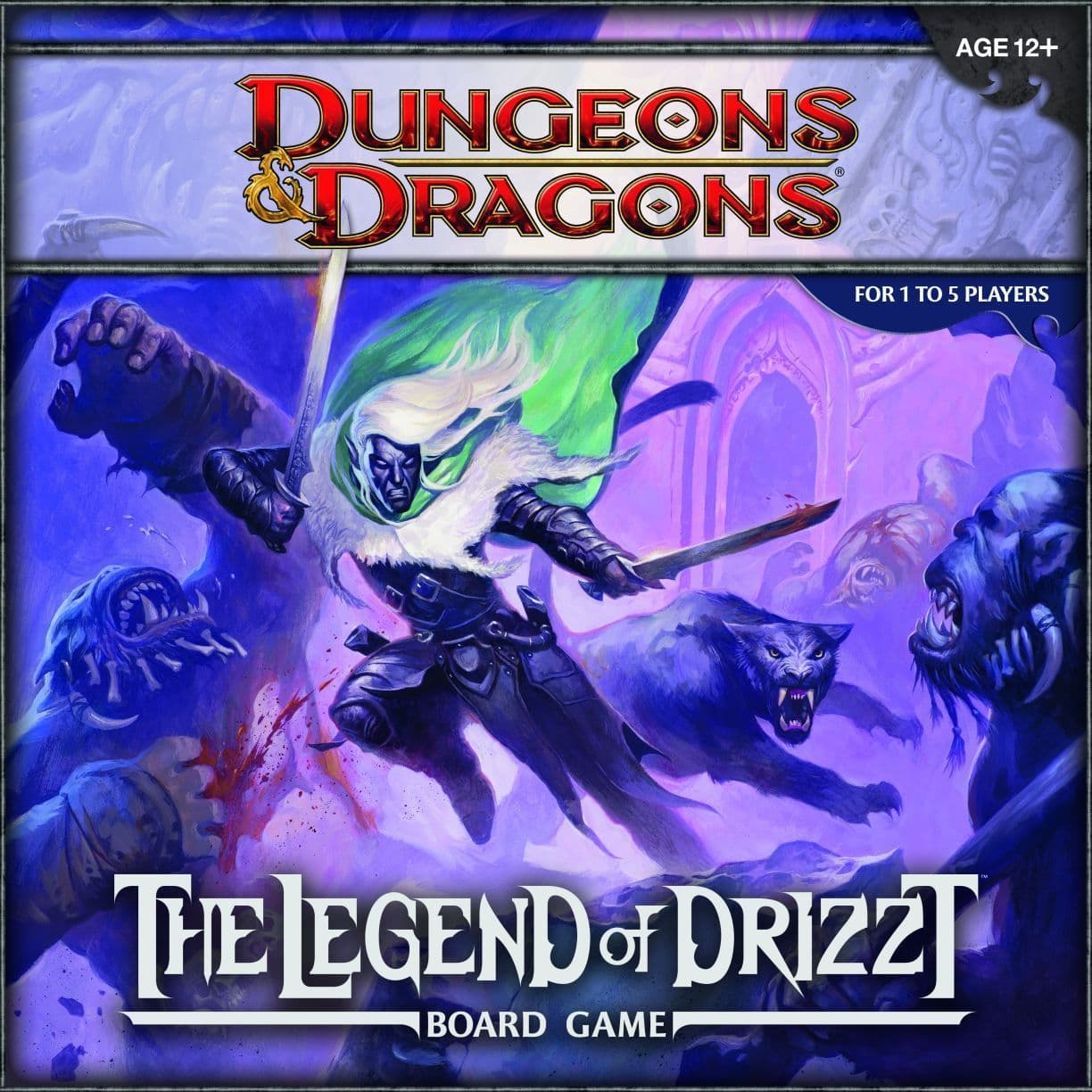 Portada juego de mesa Dungeons & Dragons: The Legend of Drizzt Board Game