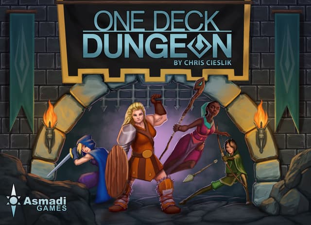 Portada juego de mesa One Deck Dungeon